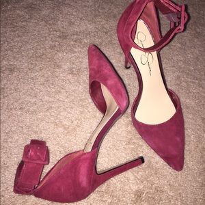 Maroon Jessica Simpson Heels